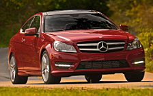 Обои автомобили Mercedes-Benz C250 Coupe US-spec - 2012