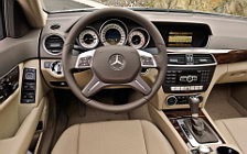 Обои автомобили Mercedes-Benz C300 4MATIC Luxury US-spec - 2012