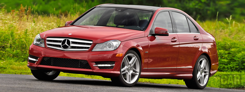 Обои автомобили Mercedes-Benz C350 AMG Sports Package US-spec - 2012 - Car wallpapers