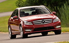 Обои автомобили Mercedes-Benz C350 AMG Sports Package US-spec - 2012