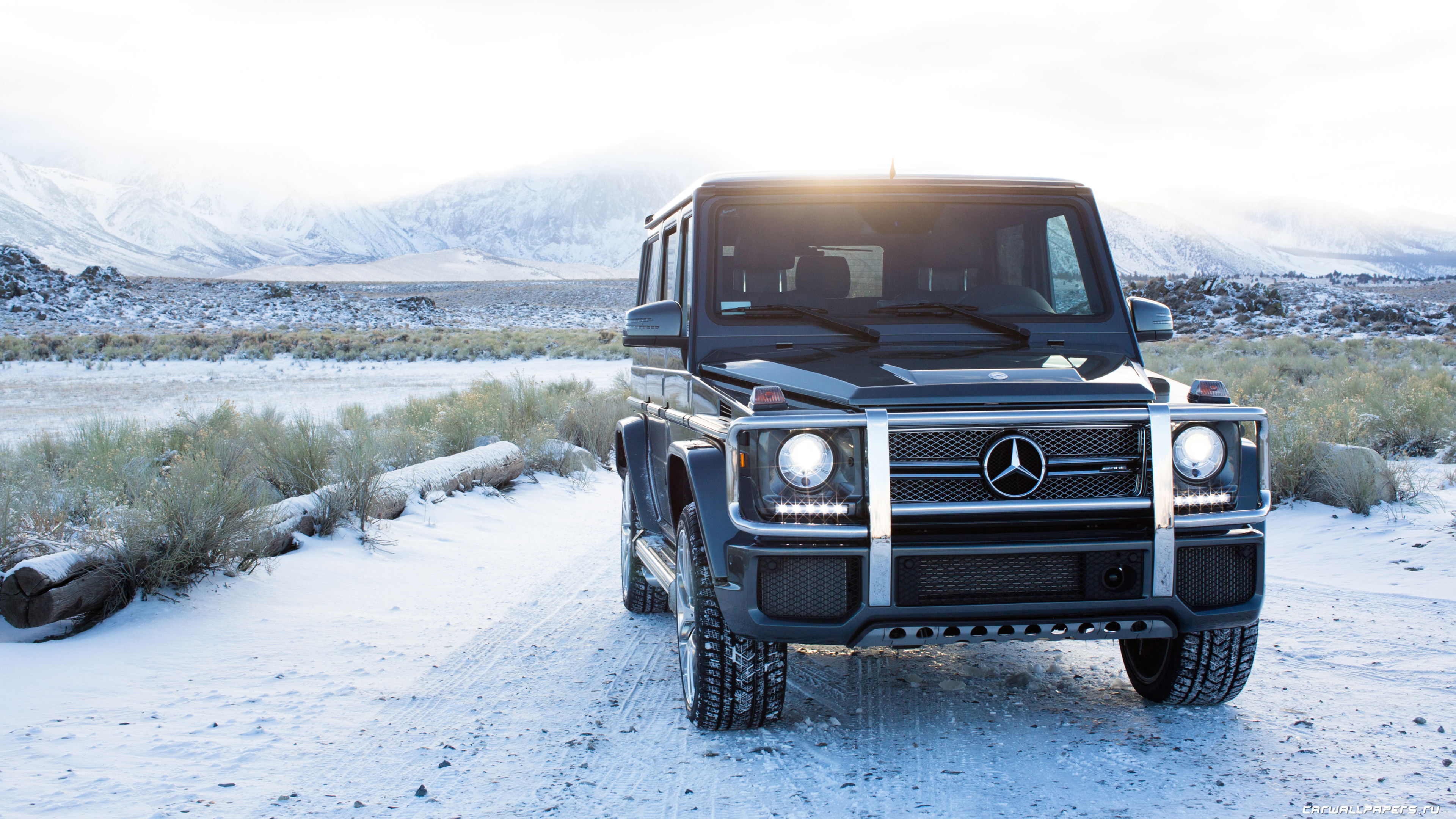 Mercedes Benz g55 AMG зима