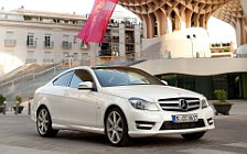Обои автомобили Mercedes-Benz C220 CDI Coupe - 2011