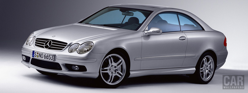Обои автомобили Mercedes-Benz CLK55 AMG - 2002 - Car wallpapers