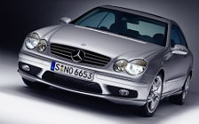 Обои автомобили Mercedes-Benz CLK55 AMG - 2002