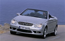 Обои автомобили Mercedes-Benz CLK55 AMG Cabriolet - 2003