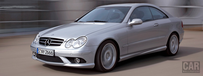 Обои автомобили Mercedes-Benz CLK55 AMG - 2005 - Car wallpapers