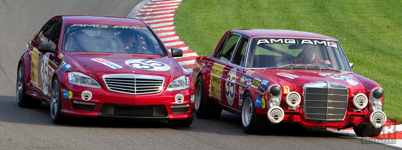 Обои автомобили Mercedes-Benz S63 AMG Thirty-Five meets 300 SEL 6.8 AMG - 2010 - Car wallpapers